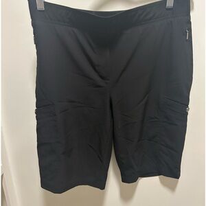 Women's Black Bermuda Golf Shorts